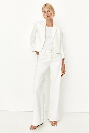 H&M Manşetleri Yırtmaçlı Blazer
