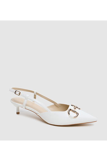 BCBG Pointed shape Stilettos Mid Heel Sandals