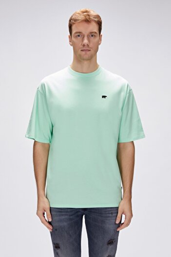 Bad Bear Damon Green Men's Oversize T-Shirt