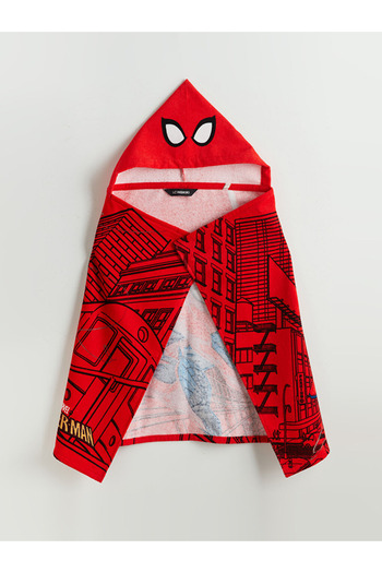 LC Waikiki Red Spider-Man Printed Boys' Beach Towel