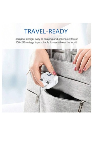 ROHS 2 AC Plugs with 2 USB Ports,5V 2A Mobile Charger Compatible with IOS and Android