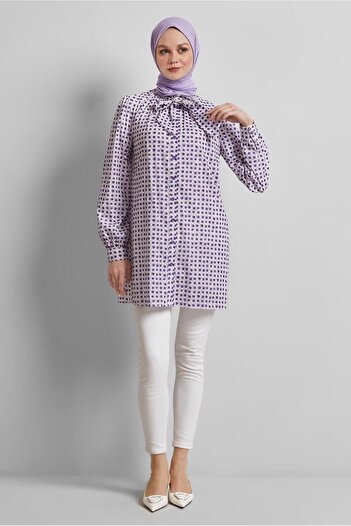 Alvina Patterned Tunic Model No: 45400
