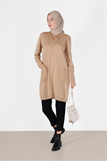 Alvina POCKET DETAILED KNITWEAR TUNIC 42008