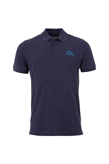Kappa Tričko Kappa Polo Shirt, Modrá, Pánské
