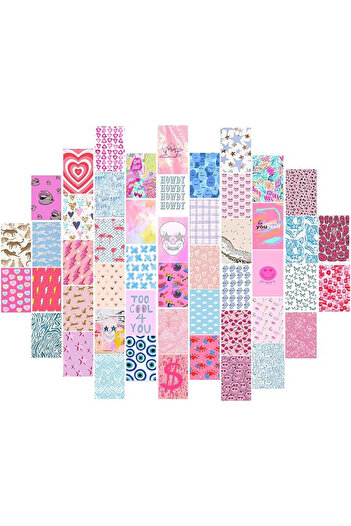 Karll Set of 50 photos for photo collages, multicolor, paper, 91.44 x 91.44 x 0.03 cm