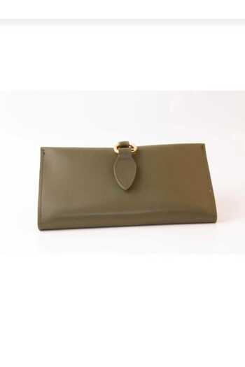 şeffafavm Orange Leather Wallet