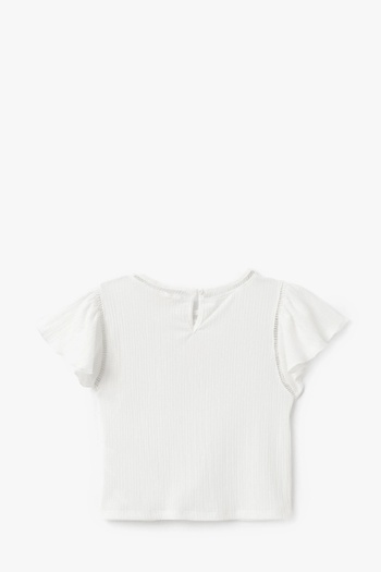 Koton ecru Textured Blouse
