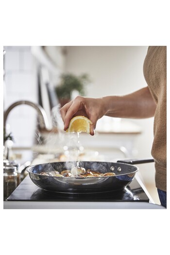 IKEA MIDDAGSMAT Frying Pan Set of 2, Non-Stick Coating/Stainless Steel