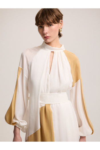 BAQA Cupro Double Color Dress