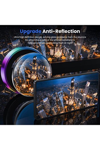 AWH Camera Lens Protector for Samsung Galaxy S25 Ultra, 9H Shatterproof Glass