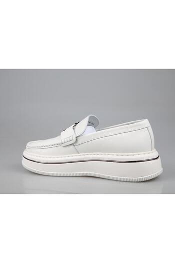 MARCOMEN 21108 Genuine Leather White Men's Casual Shoes