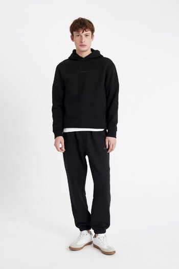 DeFacto Bedrucktes Sweatshirt mit Kapuze in normaler Passform C6131AX24AU