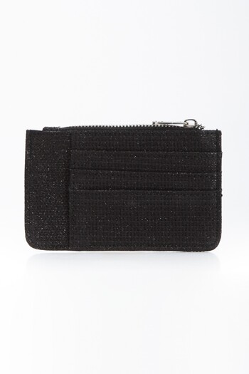 BAHELS Black Viral Glitter Card Holder Wallet