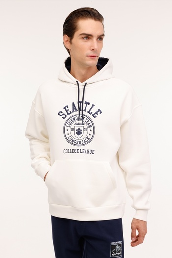 lumberjack Ml Fran 17Id109 4Pr Ecru Men's Sweatshirt