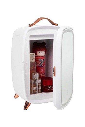 rebune 6L Cosmetic Refrigerator with 18W LED Mirror