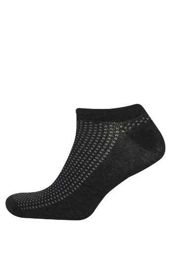 DeFacto Men's 5-Piece Cotton Booties Socks C6782Axns