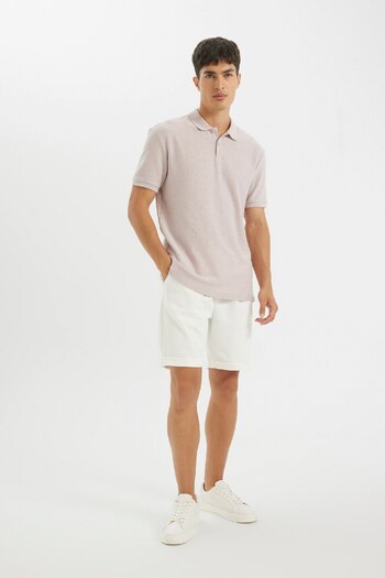 DeFacto Sommer-Piqué-Bermudashorts mit Schnürung in der Taille A7341ax24sm