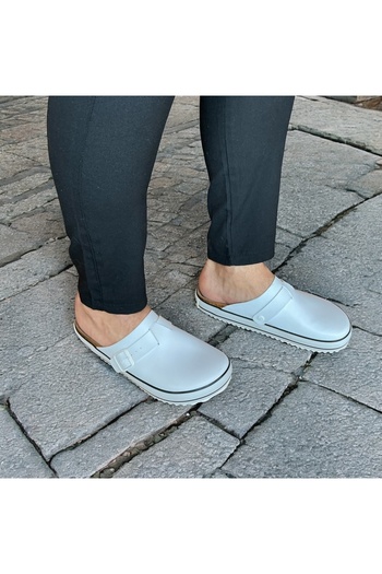 COMFORT OF PANTOFOLE Sabo Sports White Men's Slippers