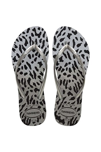 Havaianas Slim Black Leopard Women's Slippers