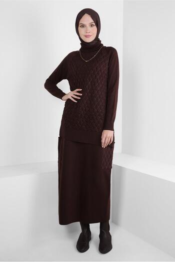 Alvina SKIRTED KNIT SUIT 44086