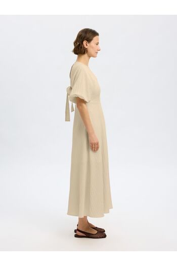 Selected Femme Maxikleid Ballonärmel
