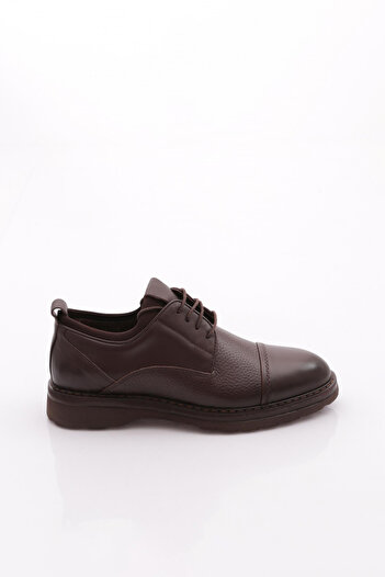 DGN Men's Casual Shoes Genuine Leather Brown Analine 35210123210
