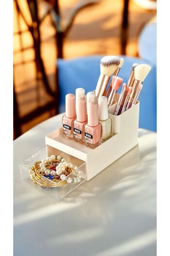 Bayev Tattoo Multi-Storey Drawer Office, Jewelry Makeup Organizer / Cosmetic Desktop Organizing Box