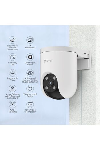 EZVIZ H8C 4G 2K Pan & Tilt Camera with Auto-Tracking