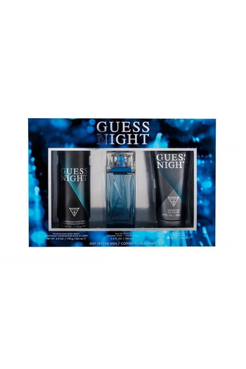 Guess Night EDT for Men 100ml + Shower Gel 200ml + Body Spray 226ml