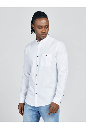 Loft Regular Fit White Men's Shirt Lf2014781