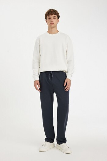 DeFacto Regular Fit Sweatpants Cotton Straight Leg D6762Ax24Au
