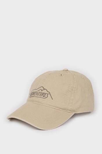 DeFacto Men's Embroidered Jean - Cap Hat Z3444Az25Sm