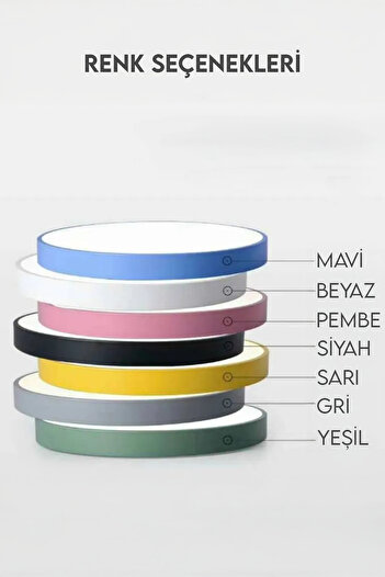 Voxify Büyük Boy Kare Mavi 18w Tavan Led Aydınlatma Armatür Salon Avize Aydınlatma Metal Kasa Beyaz Işık
