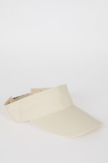 DeFacto Women's Linen Visor Hat D9476Ax25Sm