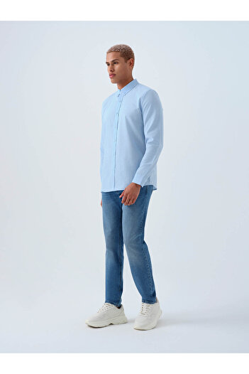 Loft Regular Fit Açık Mavi Erkek Gömlek LF2037403