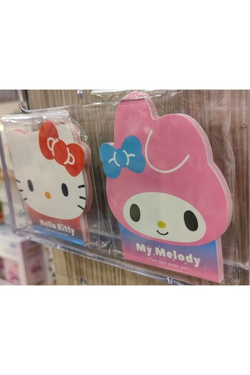 bundle island Large Size Notepad with Figures Kuromi, Hello Kitty, Cinnamoroll, My Melody (4 Pieces in Total) 10cm X 10cm