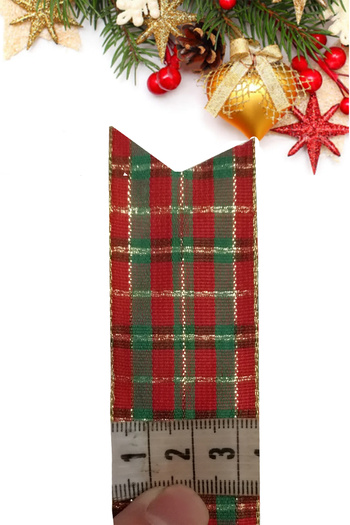 Kaftan Collection Plaid Pattern Ribbon 5 Meters