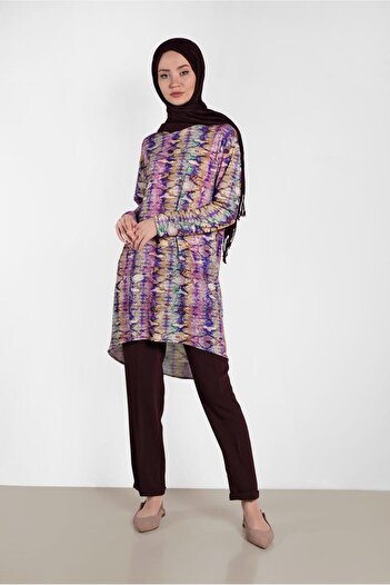 Alvina Patterned Tunic 4493 - Stylish Design