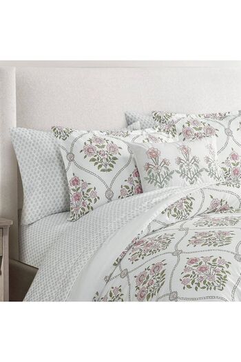 Orange Bed & Bath Blush Domburg | 8-Piece Double Duvet Set