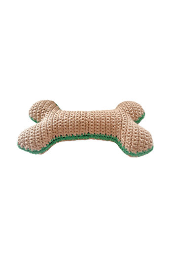 Pet And Planet Knitted Bone Cotton and Eco-Friendly Dog Toy