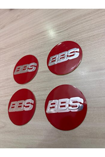 OEM BBS Tasarım Jant Göbeği Göbek Arması Yapıştırma A Kalite Sticker 4'lü Set 68 Mm