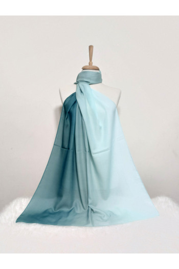 REMOMODA Gradient Patterned Chiffon Shawl