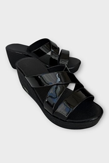 Liger Anatomical Padding Sole Soft Comfortable Women's Slippers Black