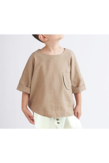 Catz Kids Πουκάμισο Casual με κουμπιά στην πλάτη Mink Sile Cloth