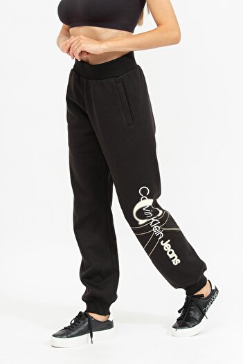 Calvin Klein Bold Monologo Cuffed Women's Sweatpants