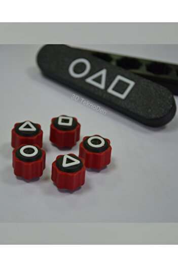 TEKNO Red Gonggi Game 5 Stones - Squid Game Five Stones Game - Red Gonggi