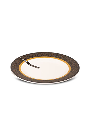 CLIKON Homeway 10.5'' Melamine Dinner Plate – Durable, Scratch-Resistant, Dishwasher Safe,