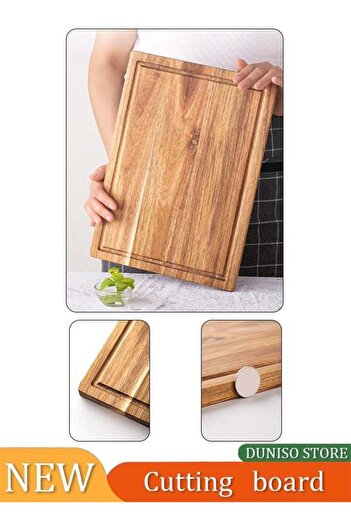 Generic Premium Acacia Wood Edge-Grain Cutting Board