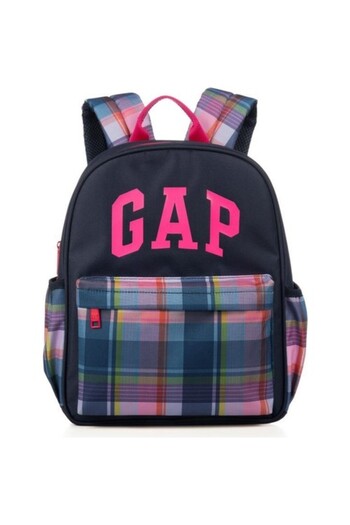 GAP Children's Backpack - Double Compartment, Navy Blue Pink, 03336