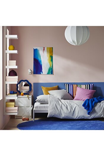 IKEA PILTANDVINGE Duvet cover and pillowcase, grey, 150x200/50x80 cm